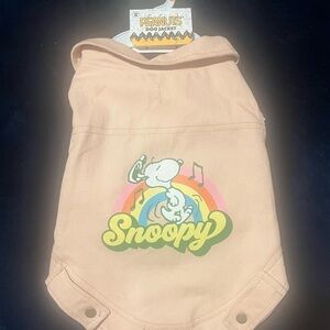 Peanuts beige Snoopy Dog Sweater Cozy Clothing